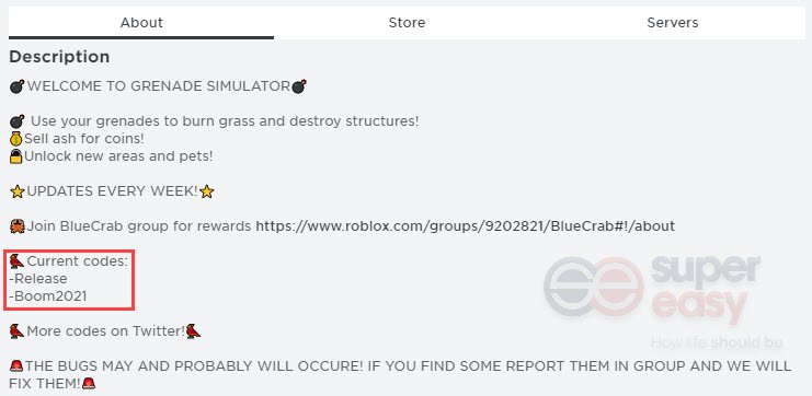 Grenade Simulator game description