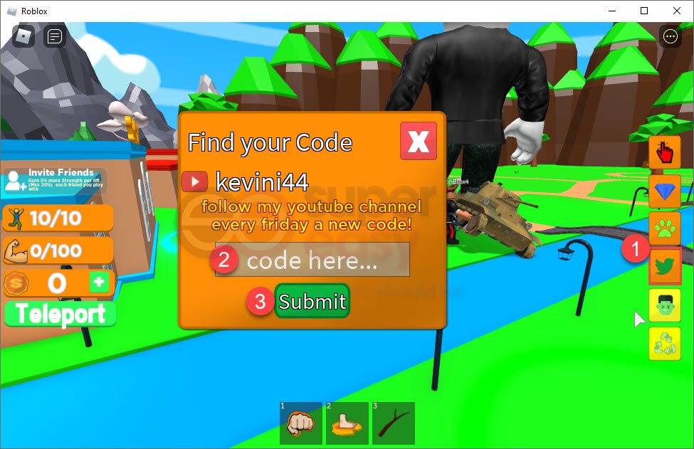 How to redeem Muscle Buster codes
