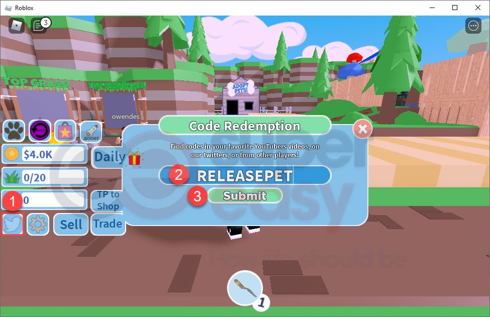How to redeem My Yard Simulator codes