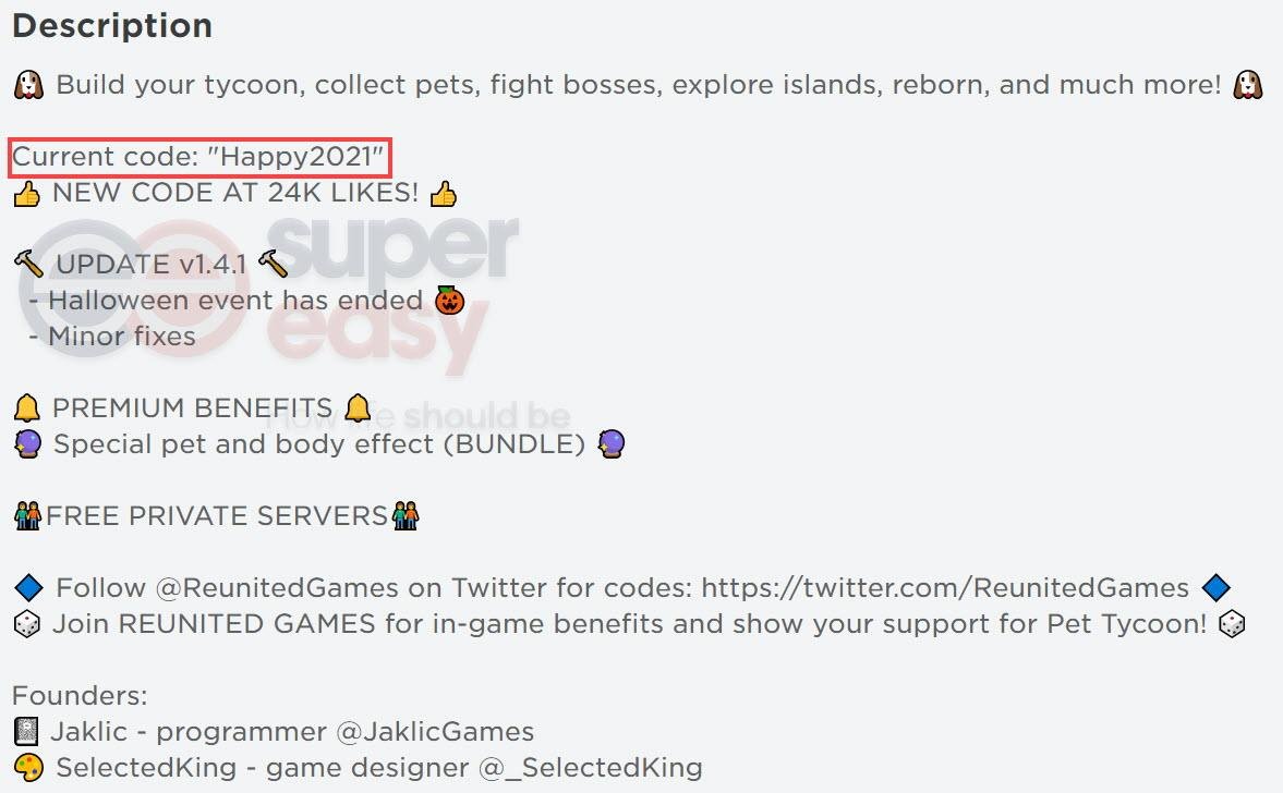 Pet Tycoon game description