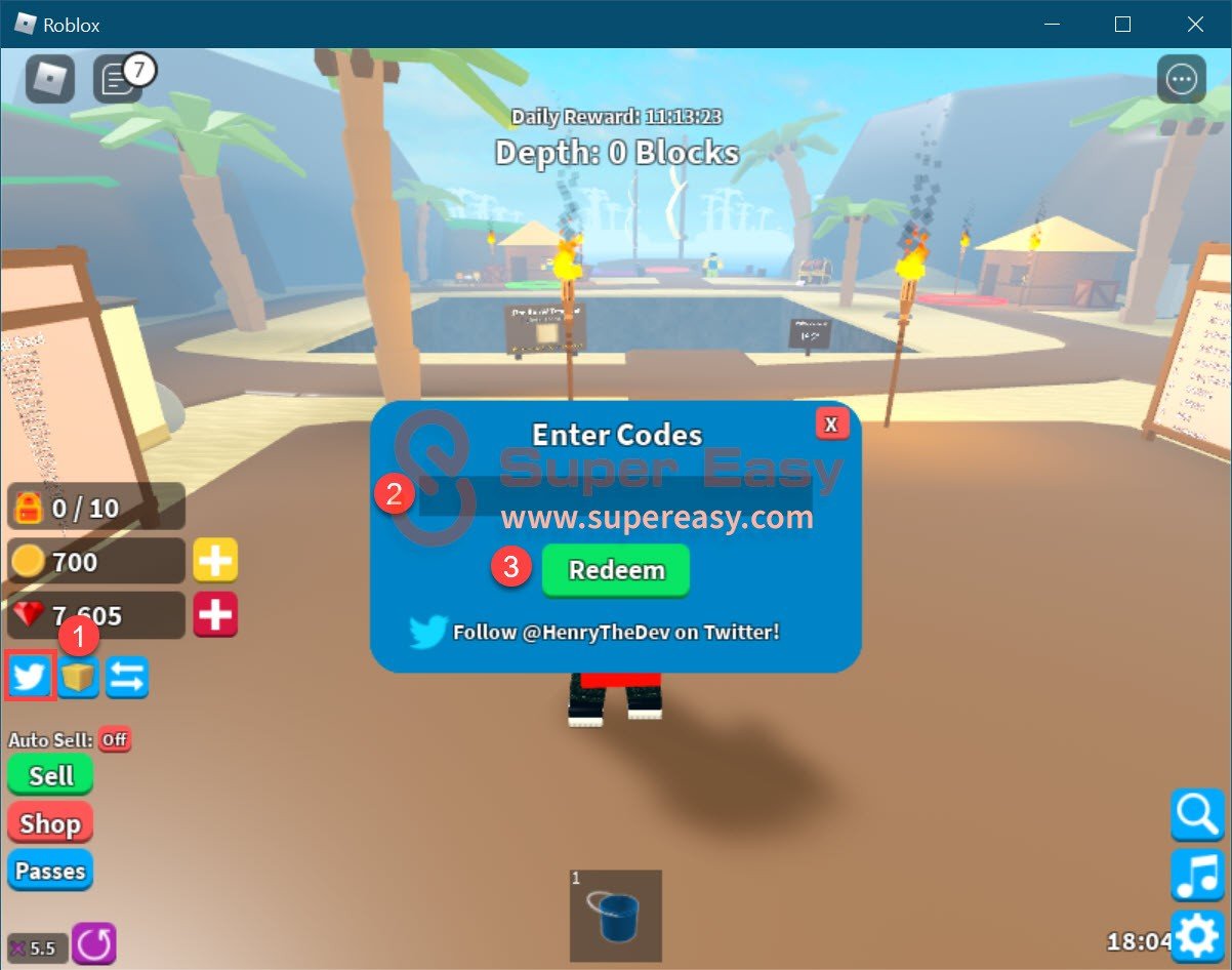 Redeem Latest Roblox Treasure Hunt Simulator codes